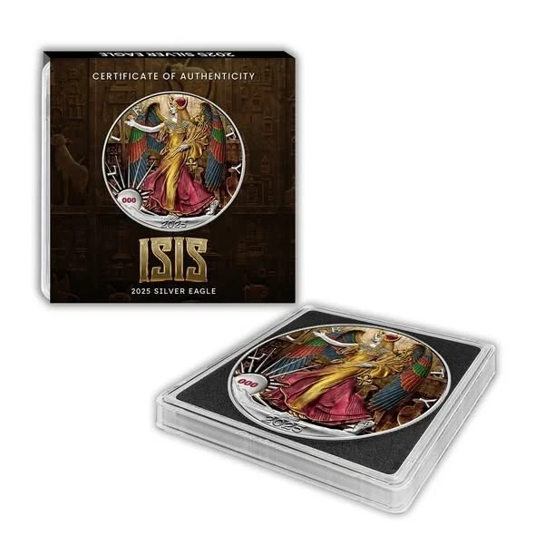 2025 U.S. Eagle Treasures of Ancient Egypt Isis Edition 1 oz Silver Coin Limited
