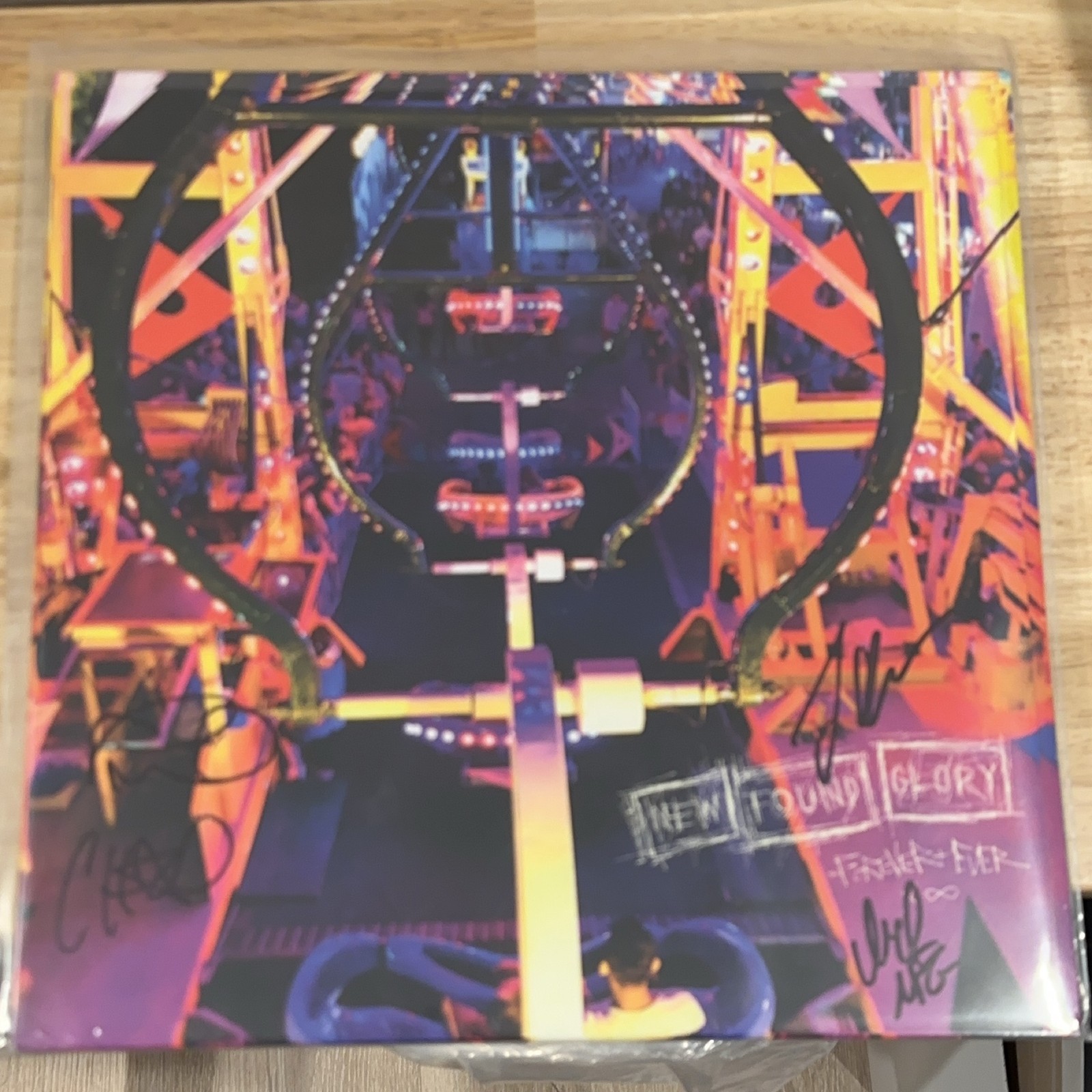 New Found Glory Forever + Ever x Infinity Vinyl Autographed Splatter HAND SIGNED