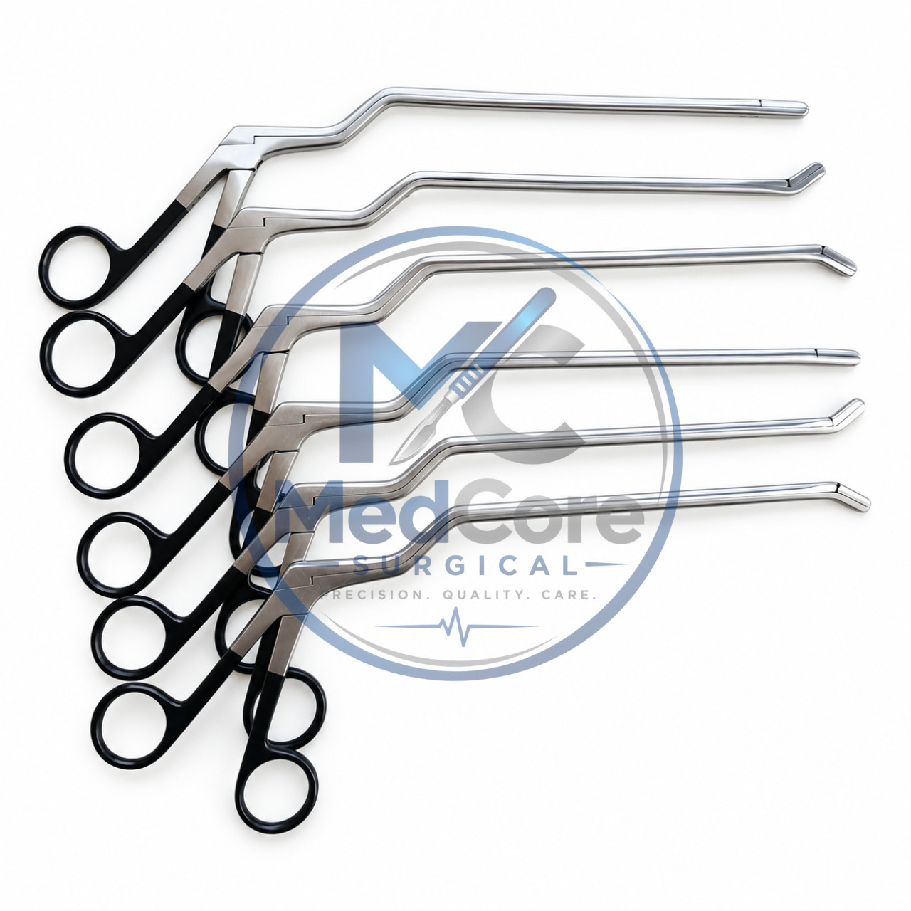 Caspar Intervertebral Bayonet Disc Rongeur set of 6 Pcs Orthopedic Spine