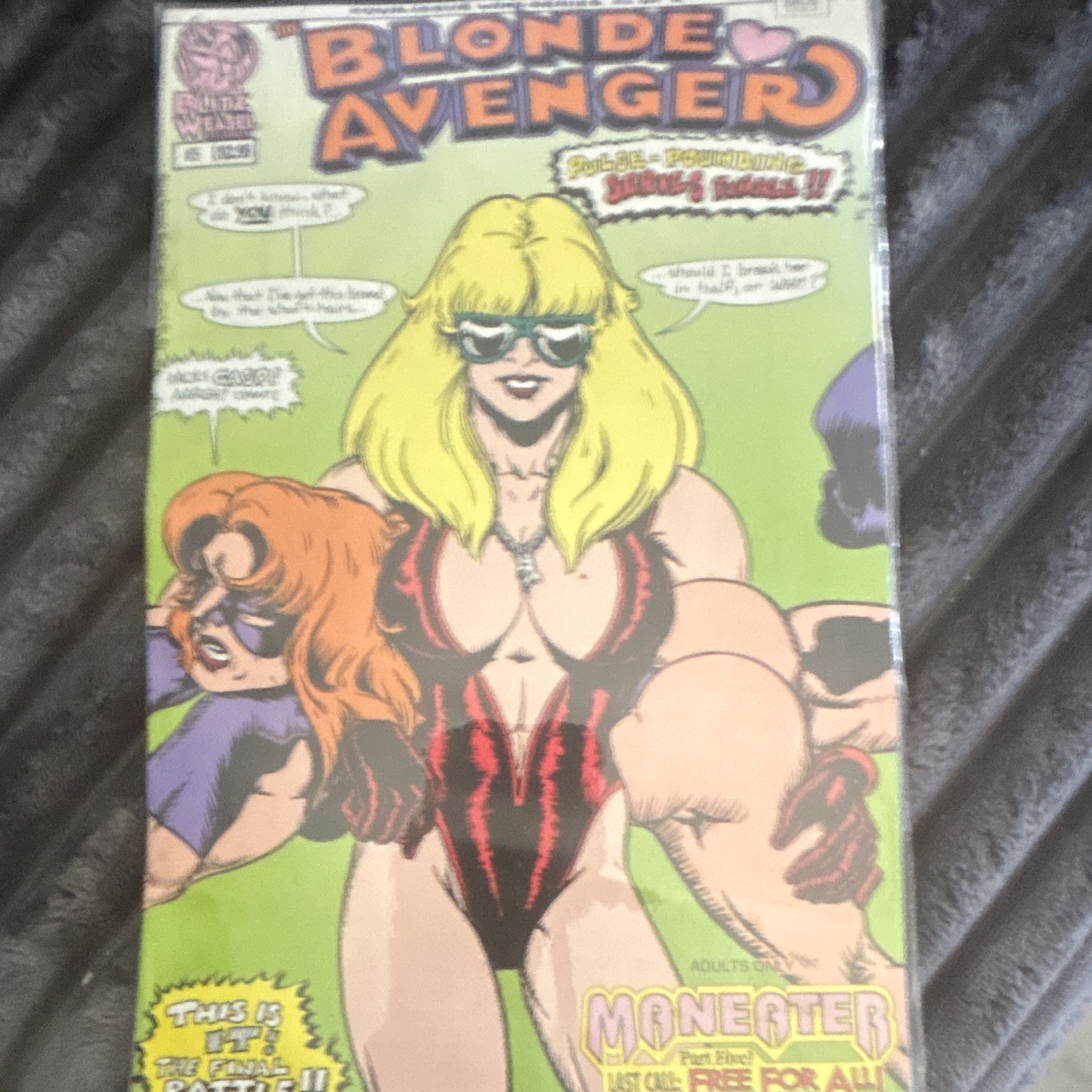 Blonde Avenger #1 The Spying Game R.A. Jones Comic Book Blitz Weasel Blonde Avenger #1 The Spying Game R.A. Jones Comic Book Blitz Weasel