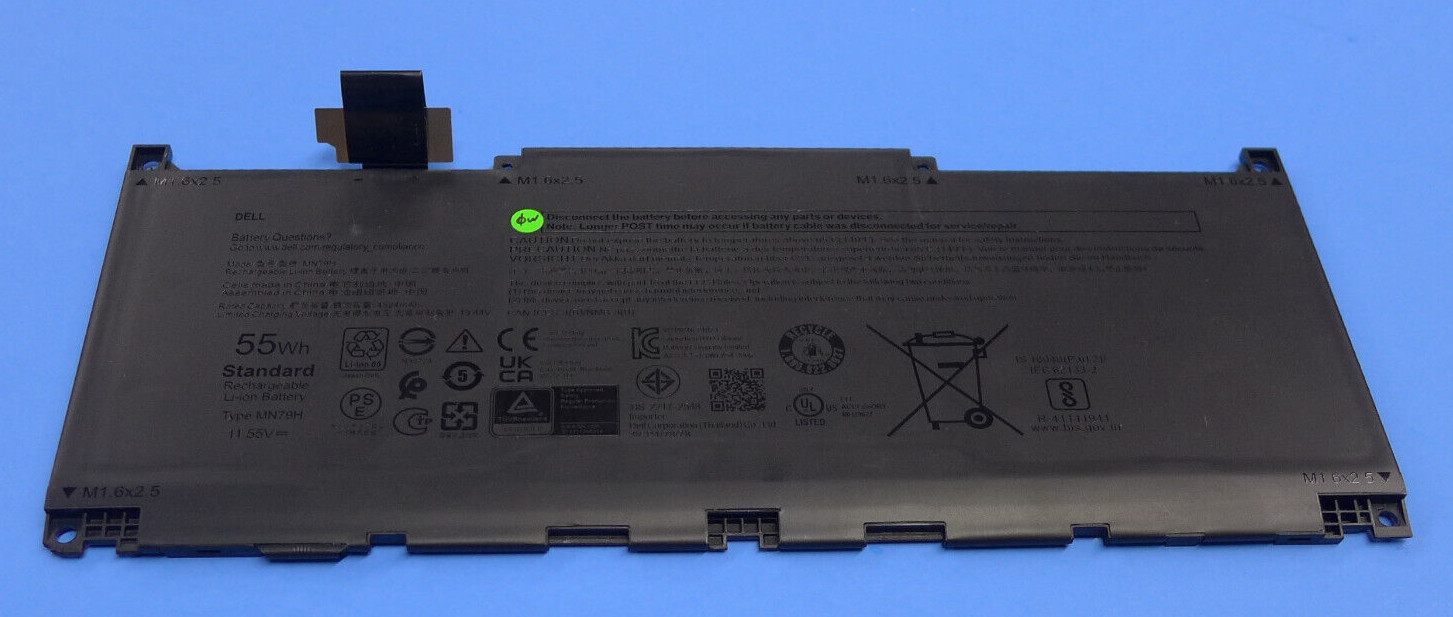 New Genuine Dell XPS 13 Plus 9320 9340 9345 9350 Laptop Battery 55Wh MN79H New Genuine Dell XPS 13 Plus 9320 9340 9345 9350 Laptop Battery 55Wh MN79H