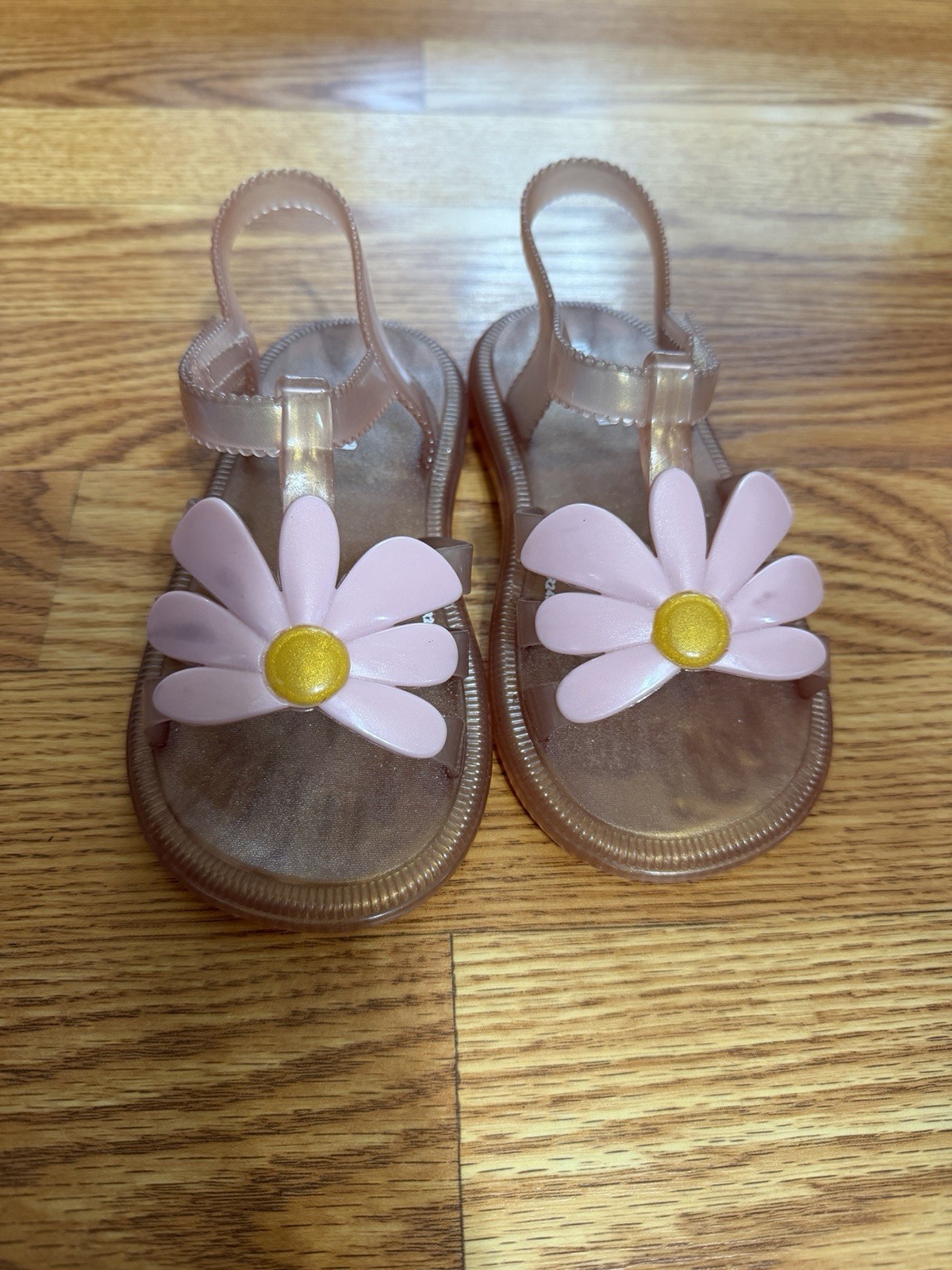 Mini Melissa Hip Bloomy Pearly Pink Jelly Daisy Sandals Child Toddler Size 10 Mini Melissa Hip Bloomy Pearly Pink Jelly Daisy Sandals Child Toddler Size 10