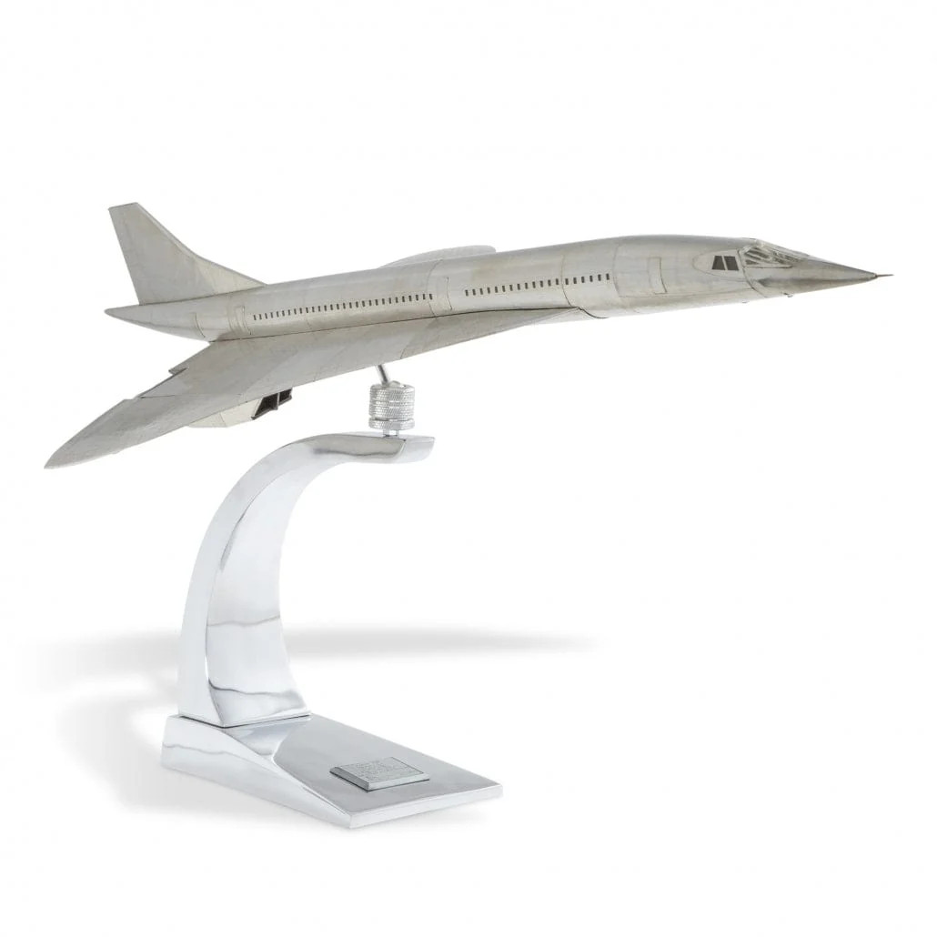 NEW Authentic Models Concorde - Elegant Polished Aluminum Replica - AP460