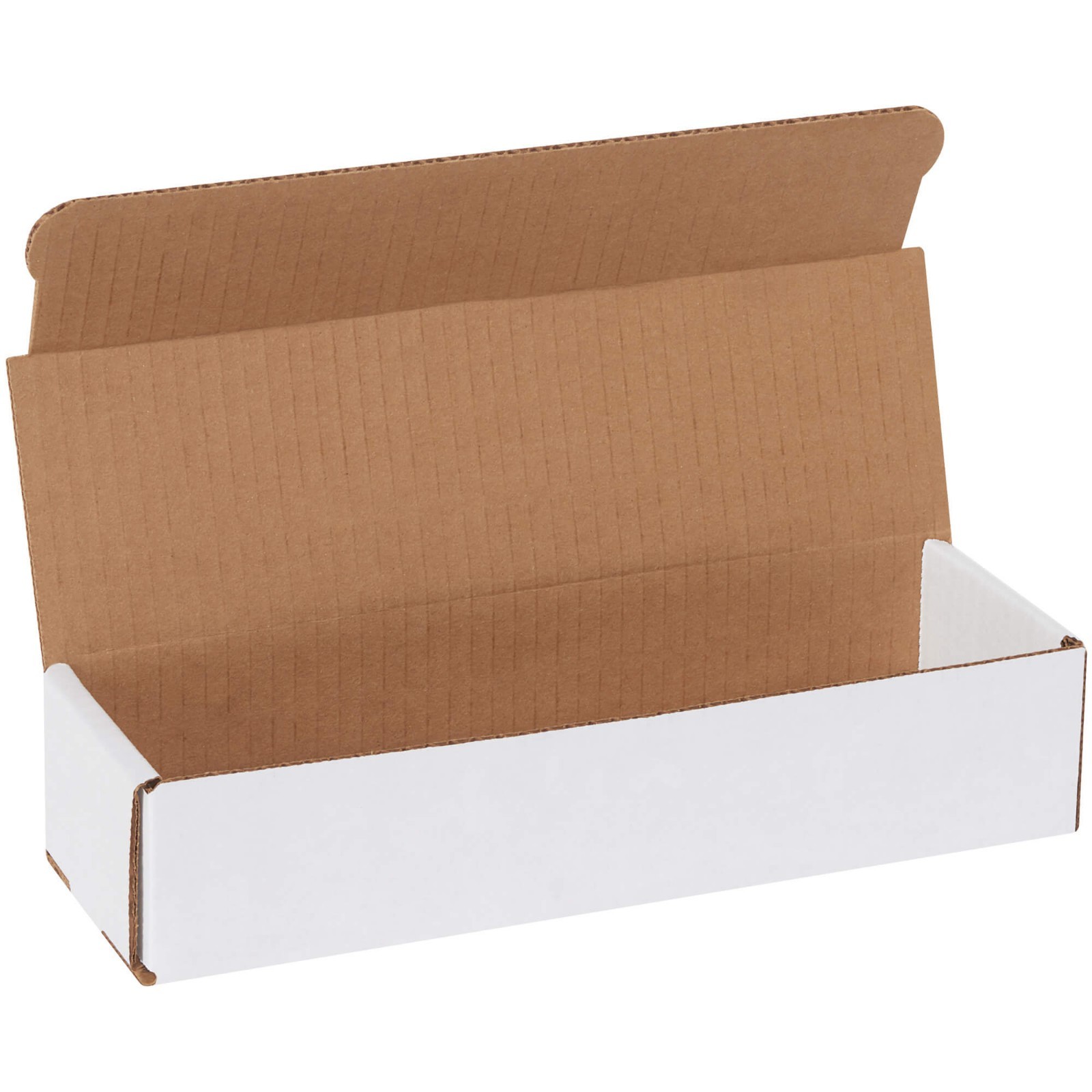 50 10x3x2 White Corrugated Shipping Mailer Boxes ECT-32-B 50 10x3x2 White Corrugated Shipping Mailer Boxes ECT-32-B