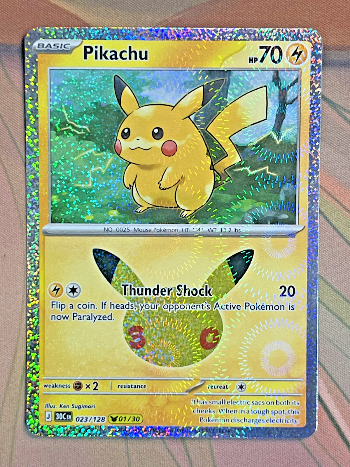 Pokemon 30th Celebration Pikachu You Pick 01/30-30/30 Holo Singles NM