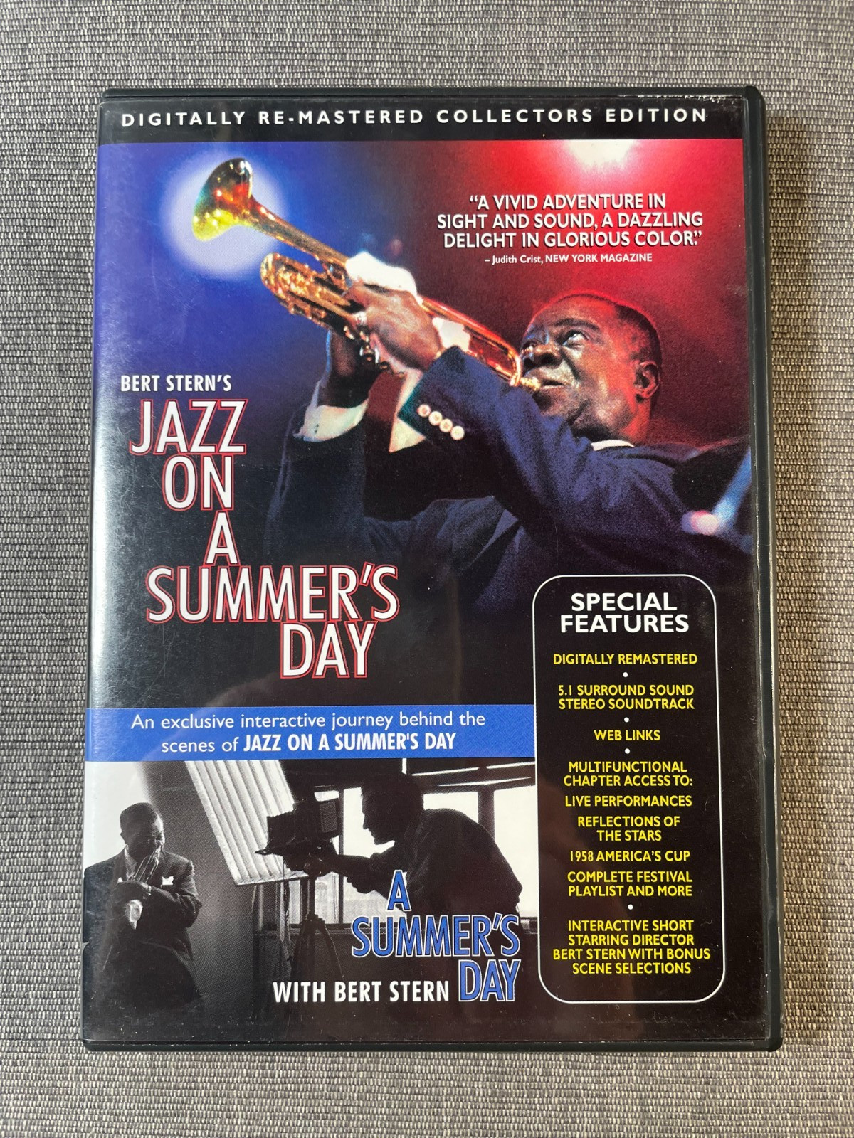 Jazz on a Summer's Day + A Summer's Day DVD w/Original Insert Excellent Jazz on a Summer's Day + A Summer's Day DVD w/Original Insert Excellent