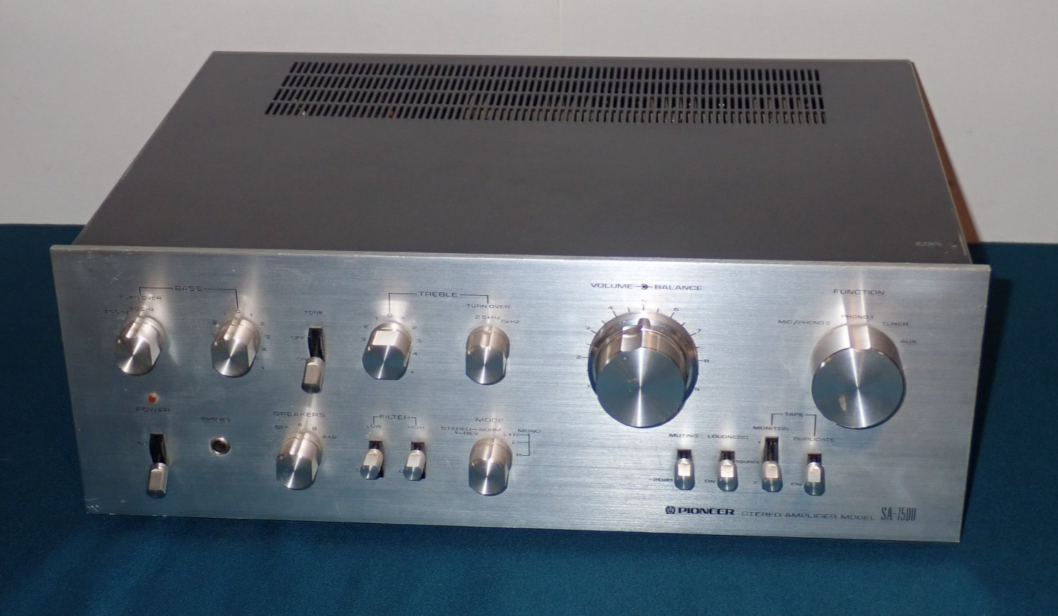 Pioneer SA-7500 Integrated Amplifier, Works, Recently Serviced