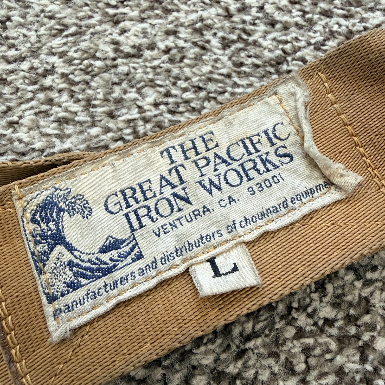 VTG 70\'s Rare Chouinard Sling Climbing Great Pacific Iron Works Patagonia L VTG 70\'s Rare Chouinard Sling Climbing Great Pacific Iron Works Patagonia L
