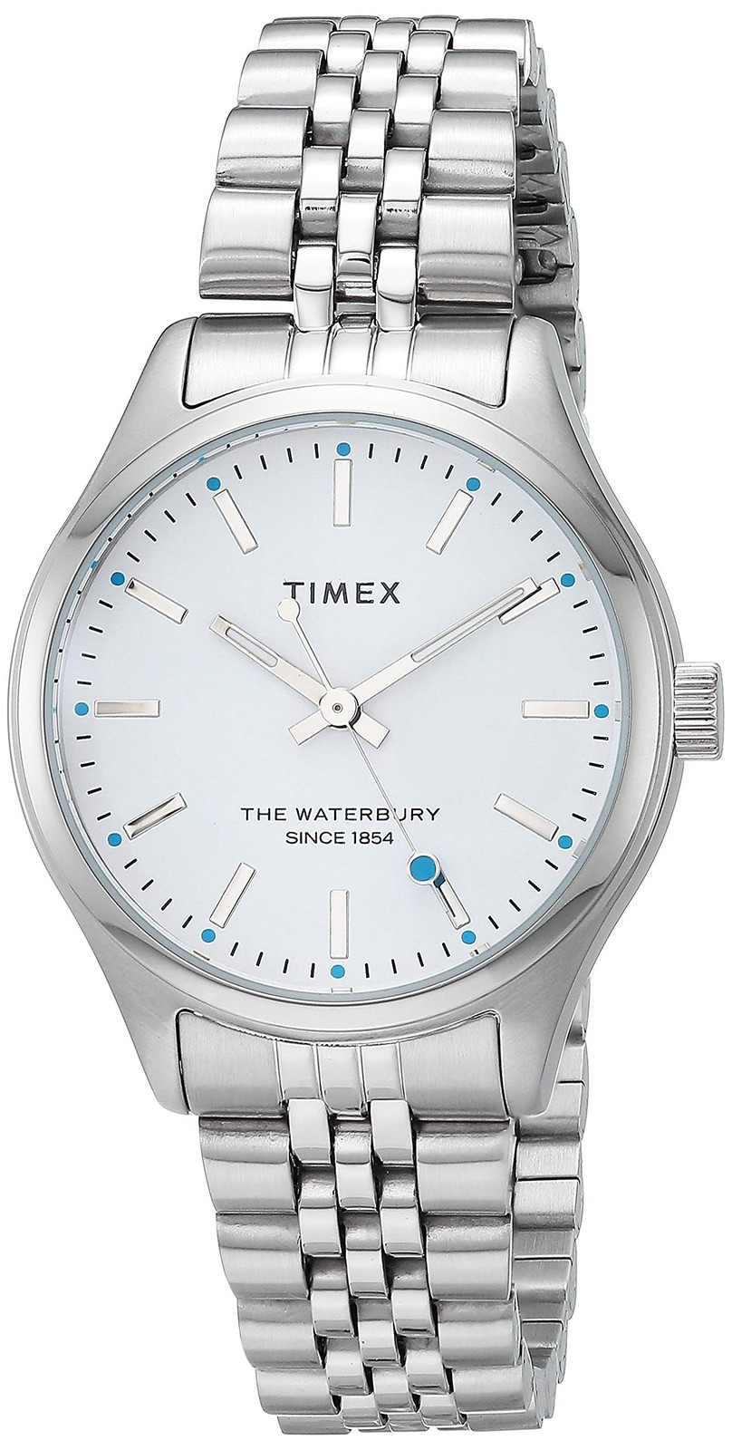Timex Waterbury 34mm Silver-tone Ladies Watch TW2U23400