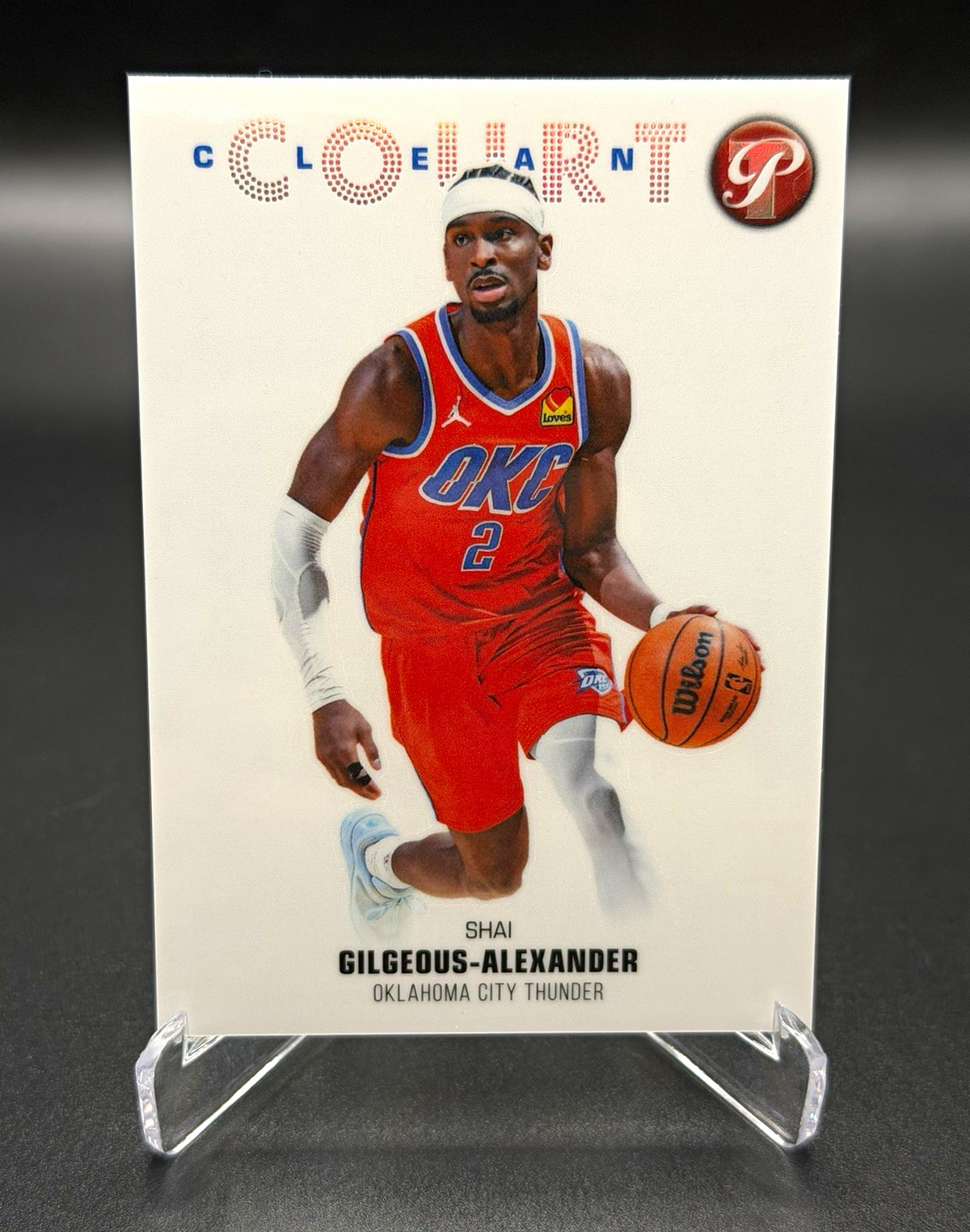 Topps Pristine Shai Gilgeous-Alexander Court Clean SSP Super Short Print Rare