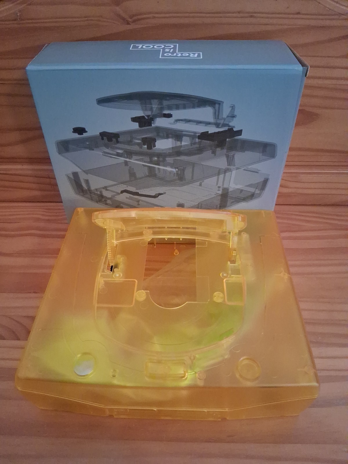Sega SATURN console EXTREME Yellow translucent shell replacement NEW in BOX Rare Sega SATURN console EXTREME Yellow translucent shell replacement NEW in BOX Rare