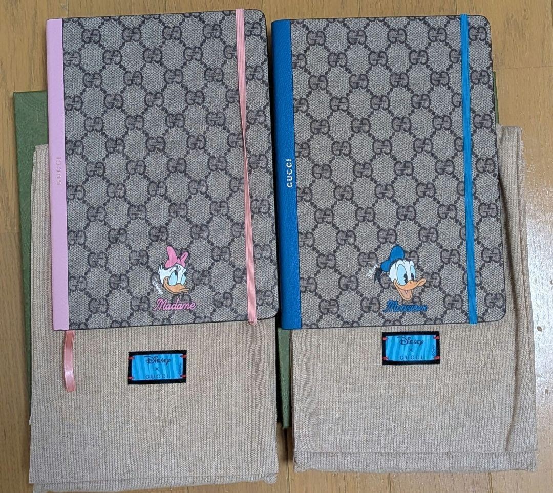 Disney x GUCCI Donald Daisy Duck GG Notebook Set Box Bags New Japan