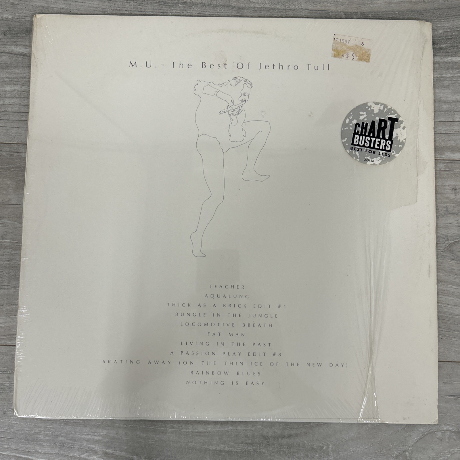 JETHRO TULL : M.U. THE BEST OF JETHRO TULL VINYL, OPEN SHRINK VG #1006 JETHRO TULL : M.U. THE BEST OF JETHRO TULL VINYL, OPEN SHRINK VG #1006