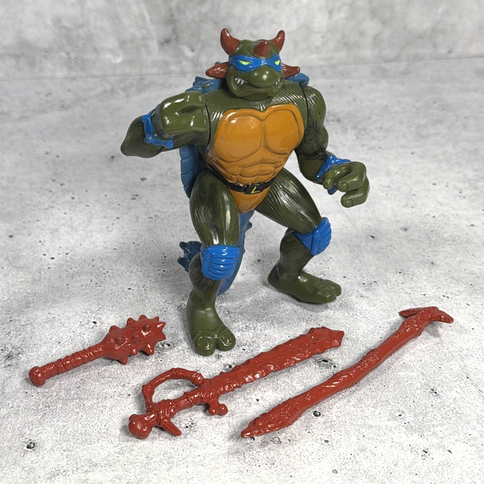 Vintage TMNT Ankyl Leo Complete Figure 1997 Teenage Mutant Ninja Turtles