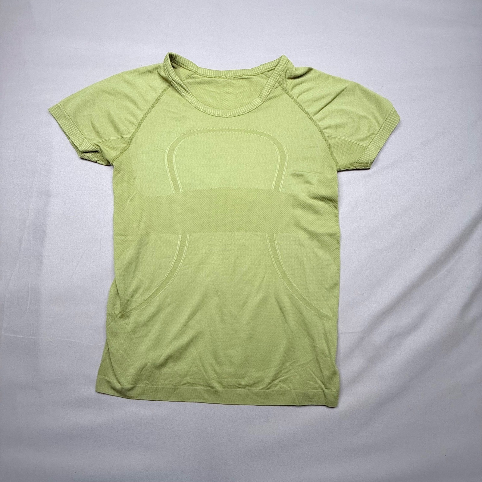 Lululemon Swiftly Tech Short Sleeve Crew Shirt Lime Green/ yellow Activewear Top