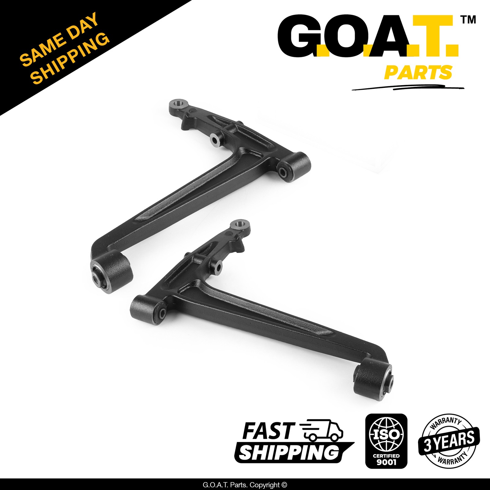 Pair Front Left & Right Lower Control Arm Set for 1992-1996 Volkswagen EuroVan