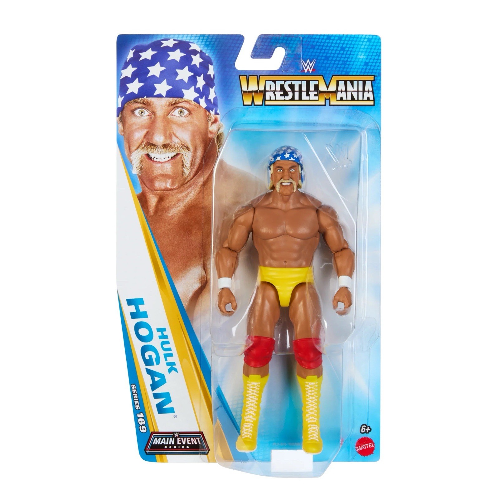 Hulk Hogan WWE Mattel Main Event Basic Series 169 Wrestling Figure Hulk Hogan WWE Mattel Main Event Basic Series 169 Wrestling Figure