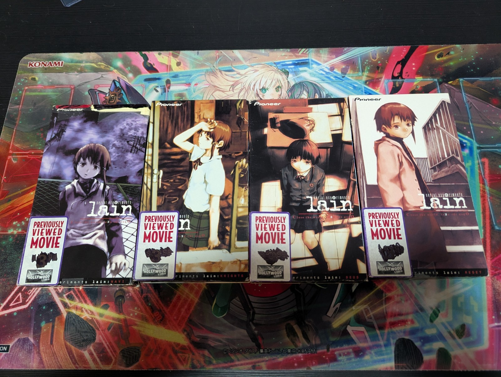 Serial Experiments Lain (VHS, 1998) Vol 1, 2, 3 & 4 - Complete English Anime Serial Experiments Lain (VHS, 1998) Vol 1, 2, 3 & 4 - Complete English Anime
