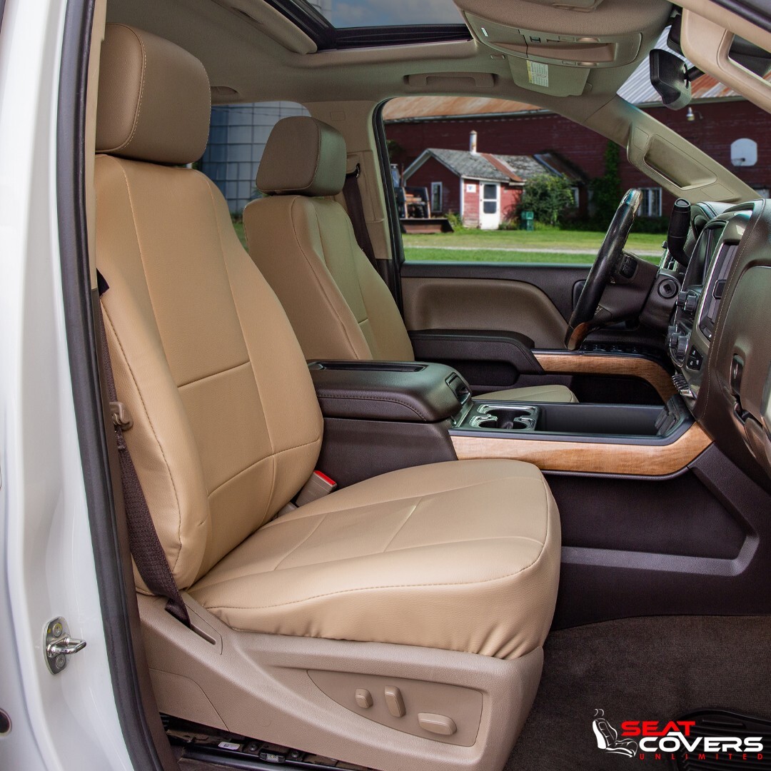 Seat Covers for 2011-2015 Ford Explorer Front Set Leatherette Custom Fit (basic)