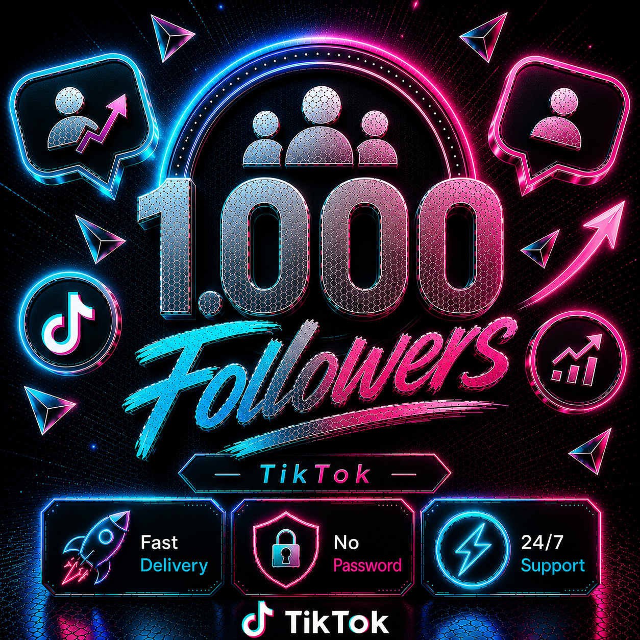 1000 followers