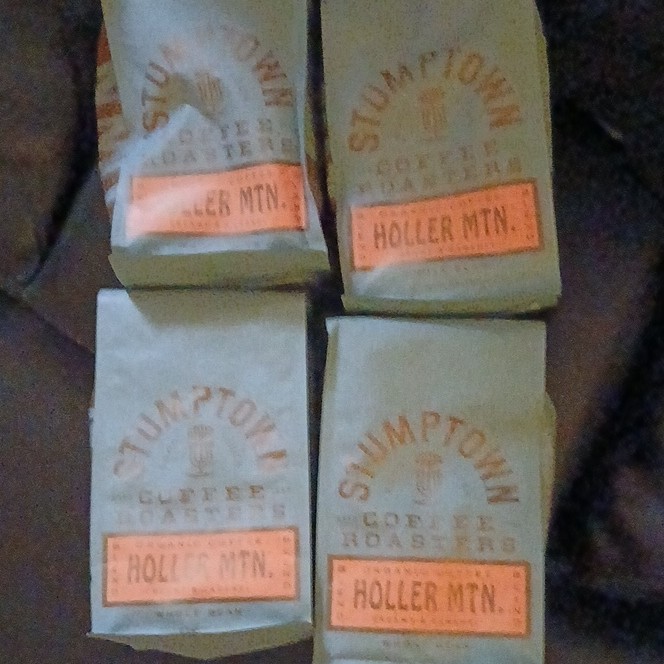 Stumptown Coffee Roasters Holler Mtn. Coffee Beans four 12oz bags. Exp 08/26/27 Stumptown Coffee Roasters Holler Mtn. Coffee Beans four 12oz bags. Exp 08/26/27
