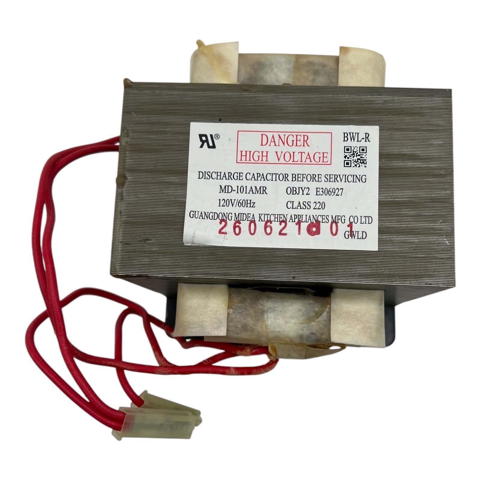 Midea Microwave High Voltage Transformer 17470000026020 Midea Microwave High Voltage Transformer 17470000026020