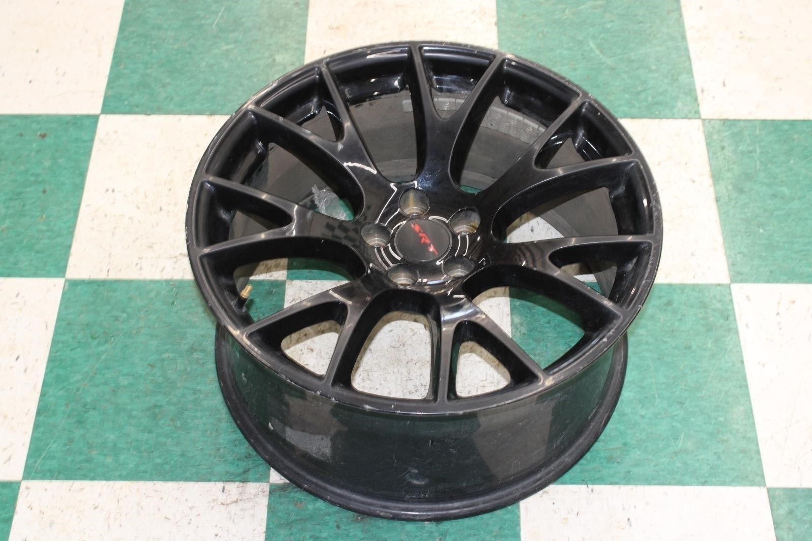 ⚠️DMG⚠️ 15-19 Charger Black Painted Alloy 20x10.5 Wheel OEM Seven 7 Y Spoke Rim
