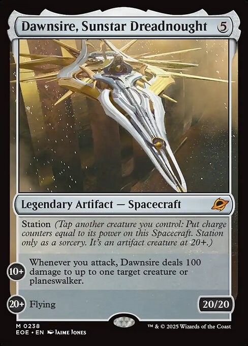 1x Dawnsire, Sunstar Dreadnought NM Eng MTG - Edge of Eternities