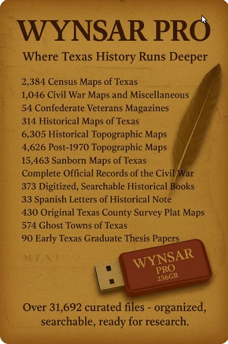 **** 256 GB OF TEXAS HISTORY IN HISTORICAL MAPS, TOPO MAPS, HISTORICAL BOOKS**** **** 256 GB OF TEXAS HISTORY IN HISTORICAL MAPS, TOPO MAPS, HISTORICAL BOOKS****