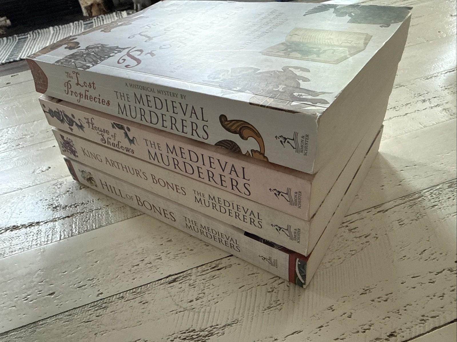 Medieval Murderers 4 Book Lot Hill Bones King Arthur Lost Prophecies Shadows PB