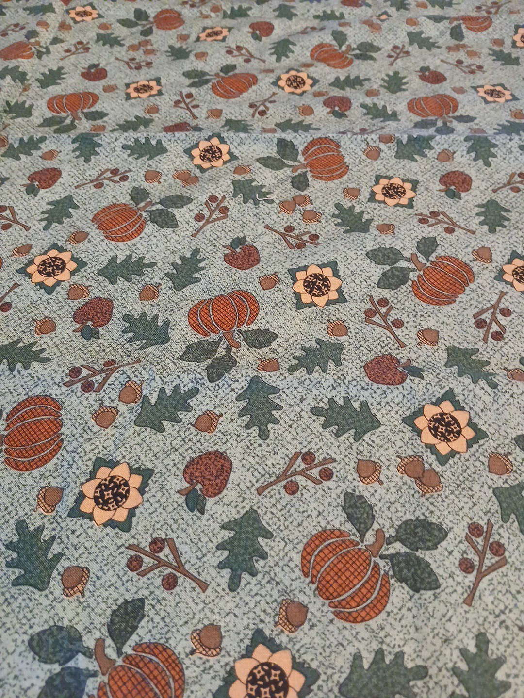Thimbleberries Harvest Time Fabric 1 Yd Pumpkins Apples Sunflowers Sage Bkgrnd Thimbleberries Harvest Time Fabric 1 Yd Pumpkins Apples Sunflowers Sage Bkgrnd