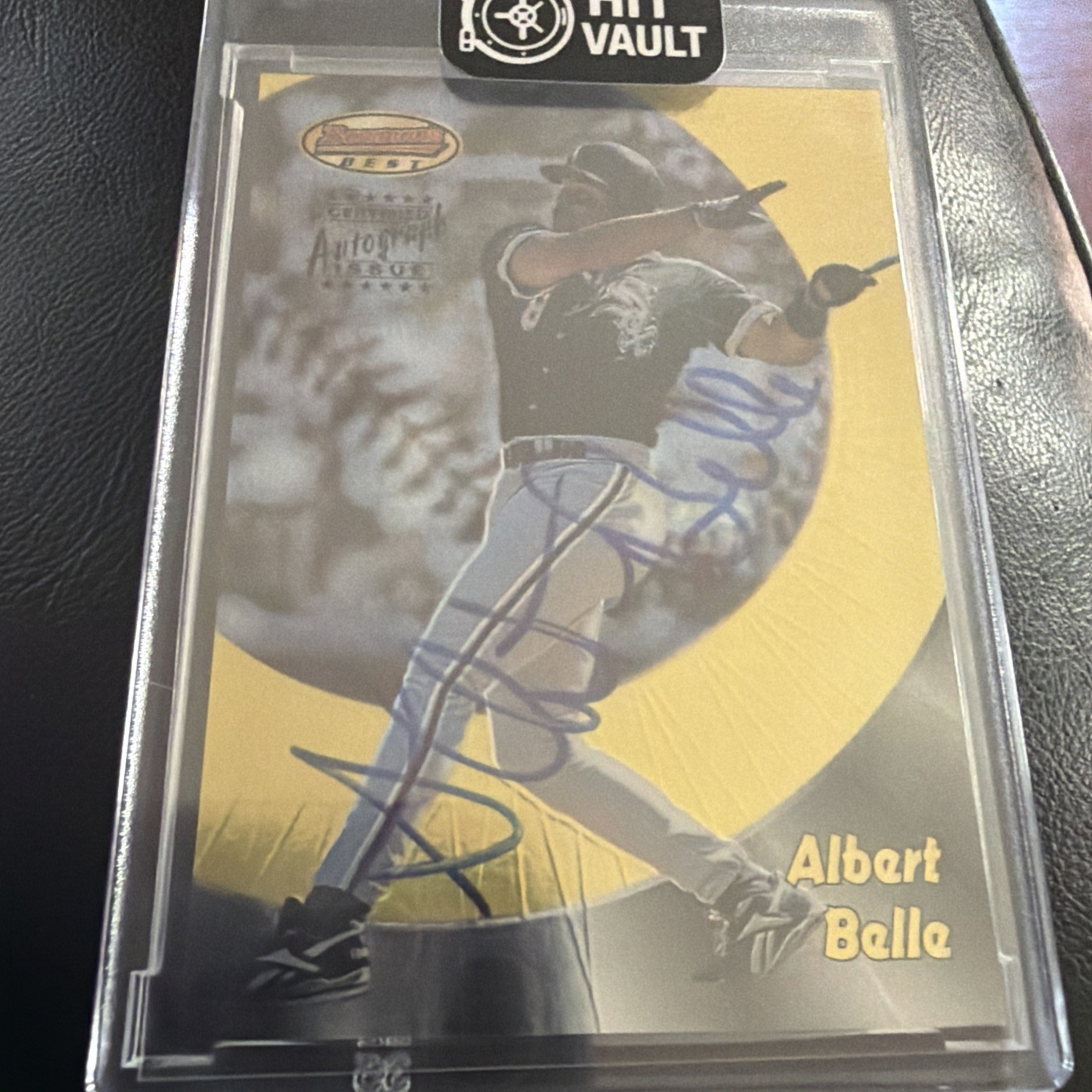 1998 Bowman's Best Albert Belle #20 Refractor Certified Autographs White Sox 1998 Bowman's Best Albert Belle #20 Refractor Certified Autographs White Sox