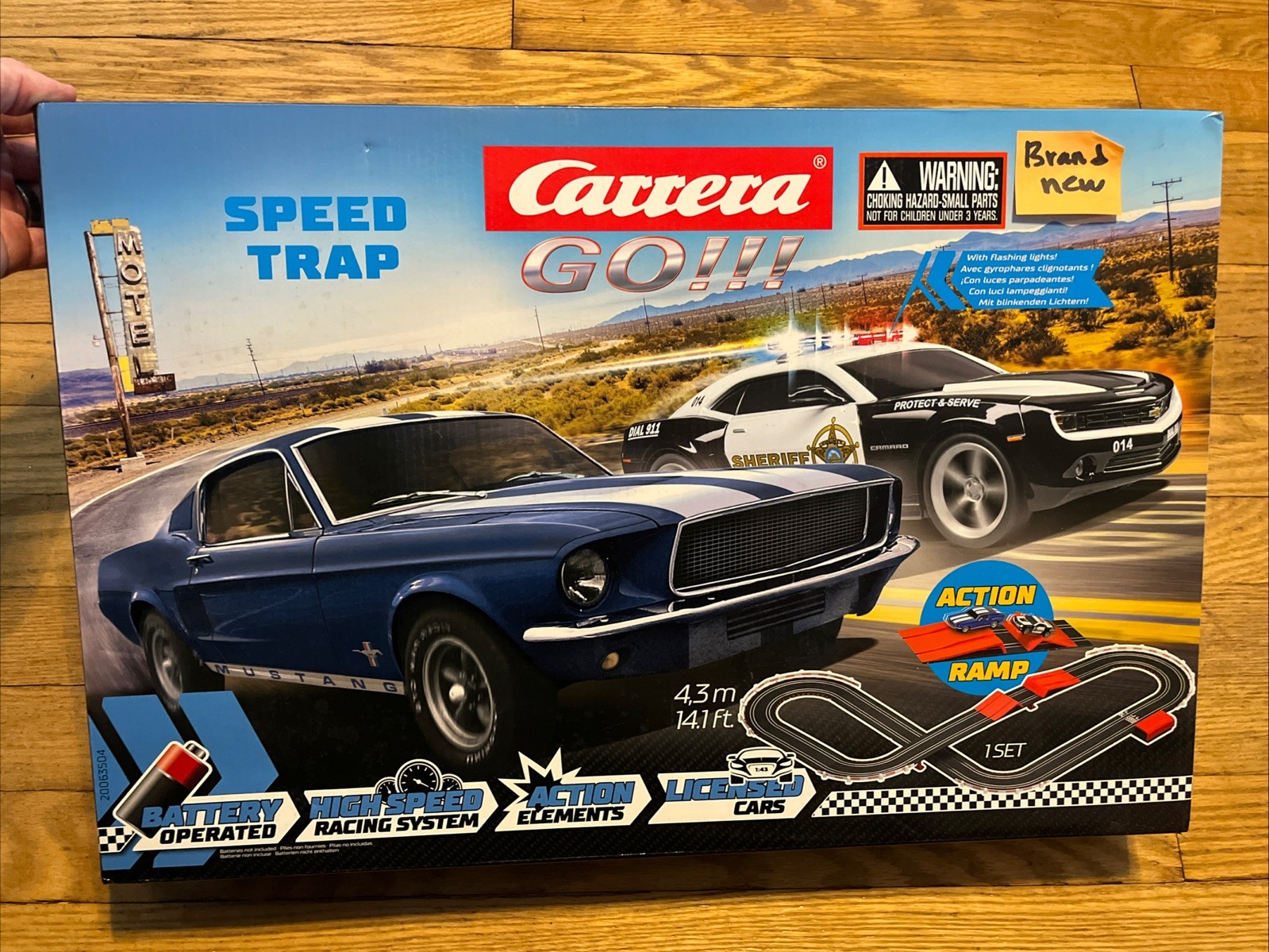 Carrera 63504 Speed Trap Car Racing Track Set with Jump Ramp, Brand New Carrera 63504 Speed Trap Car Racing Track Set with Jump Ramp, Brand New