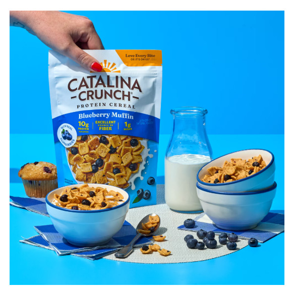 Catalina Crunch Protein Cereal, Blueberry Muffin With Real Blueberries 8 oz