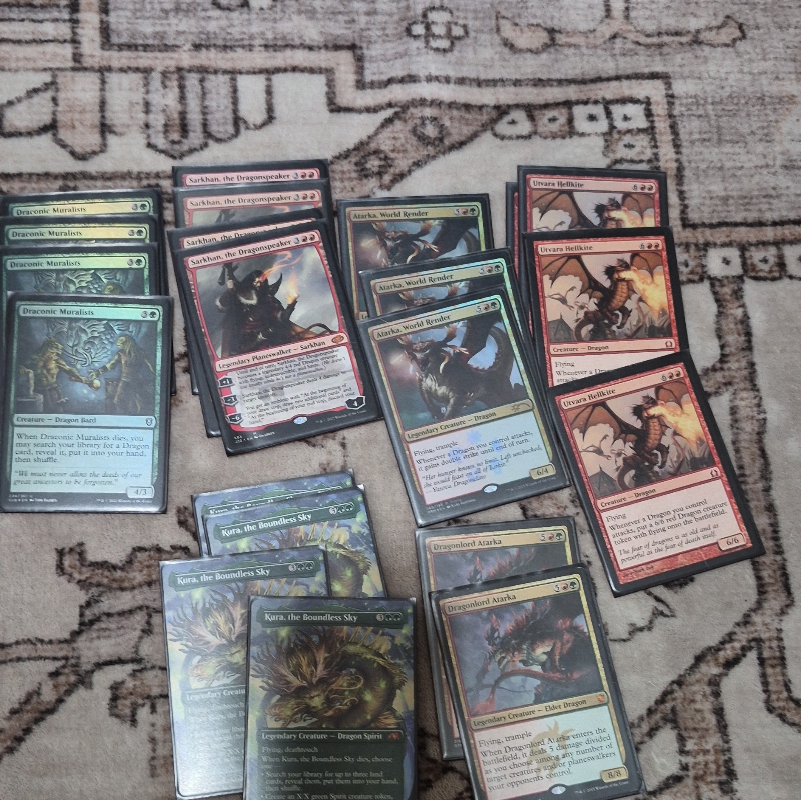Atarka, Utvara Dragon Deck With Sleeves
