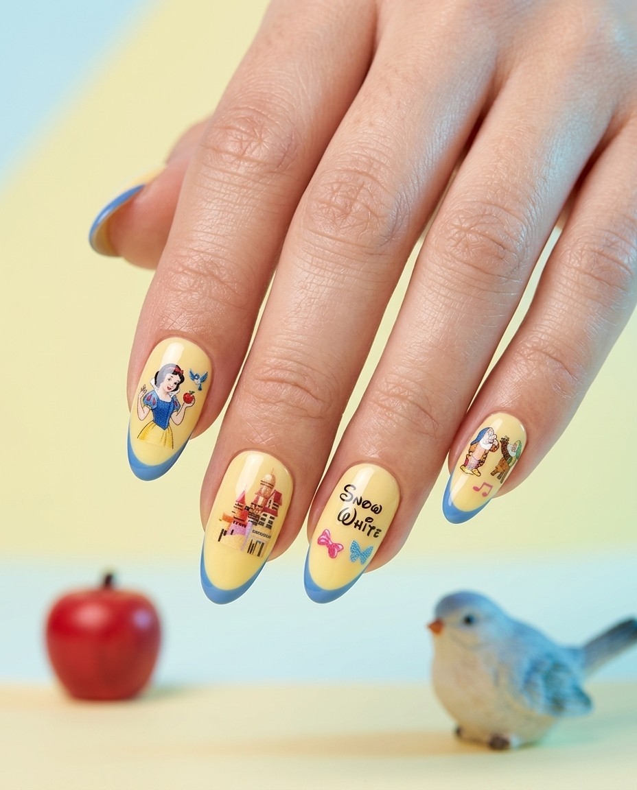 Disney Snow White Nail Art Stickers-Nail Art