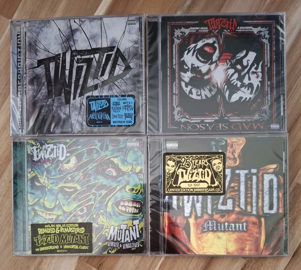Twiztid 4 New Sealed Cd Lot Majik Ninja Entertainment Twiztid 4 New Sealed Cd Lot Majik Ninja Entertainment
