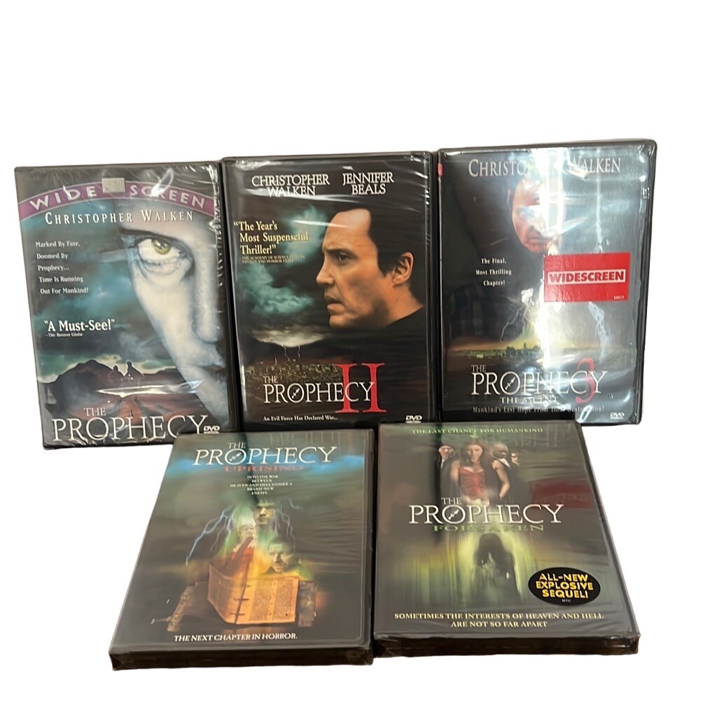 The Prophecy Dvd 5 Movie Lot Complete Collection All Sealed New The Prophecy Dvd 5 Movie Lot Complete Collection All Sealed New