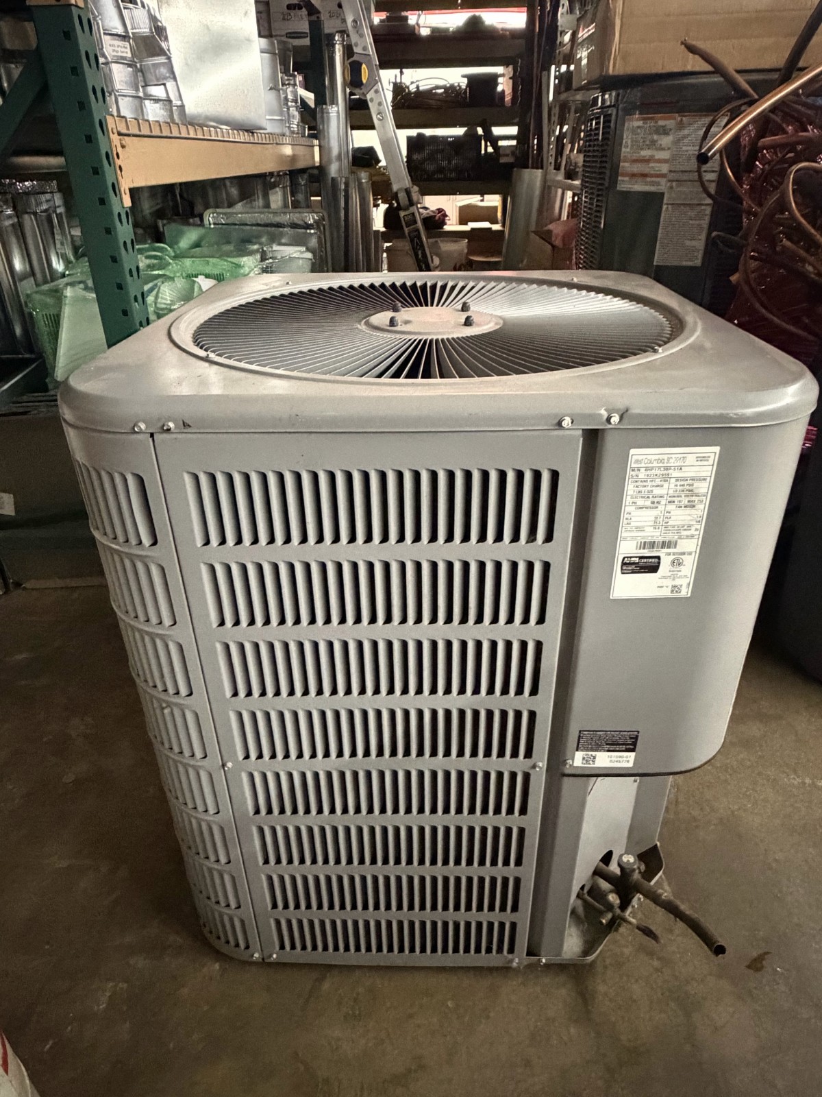 2.5 Ton R410A Heat Pump Condenser 4HP17L30P-51A 208/230V 2019 Local Pickup 2.5 Ton R410A Heat Pump Condenser 4HP17L30P-51A 208/230V 2019 Local Pickup