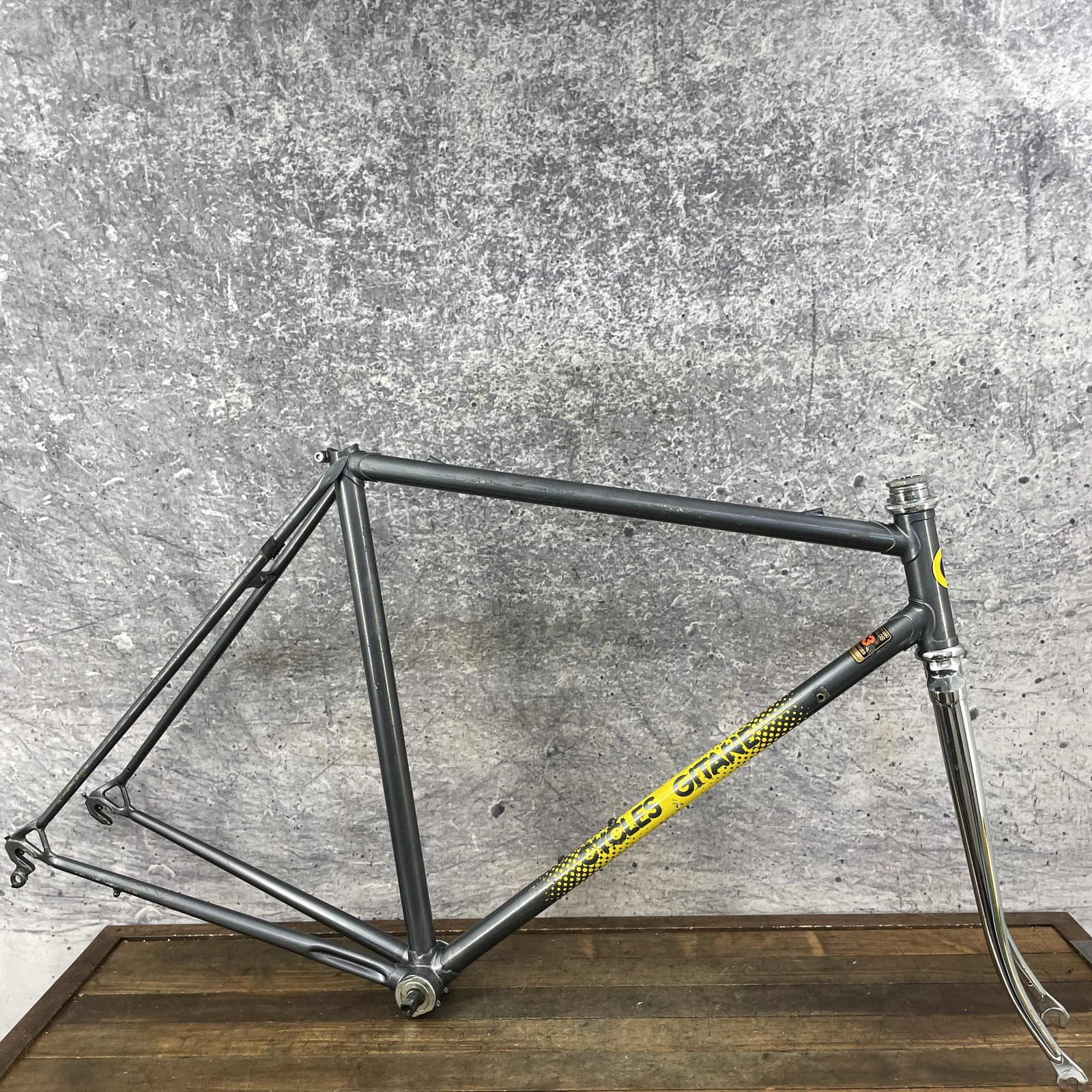 Vintage Gitane Racing Bike Frame 54cm Reynolds 453 Steel French France 700c 126
