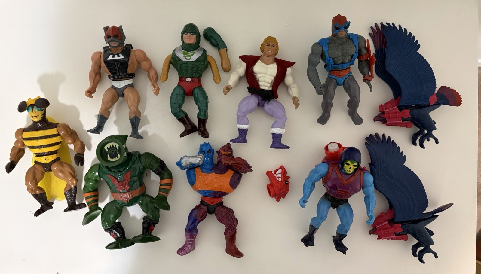 Vintage Mattel He-Man MOTU LOT OF 10 FIGURES - READ Vintage Mattel He-Man MOTU LOT OF 10 FIGURES - READ