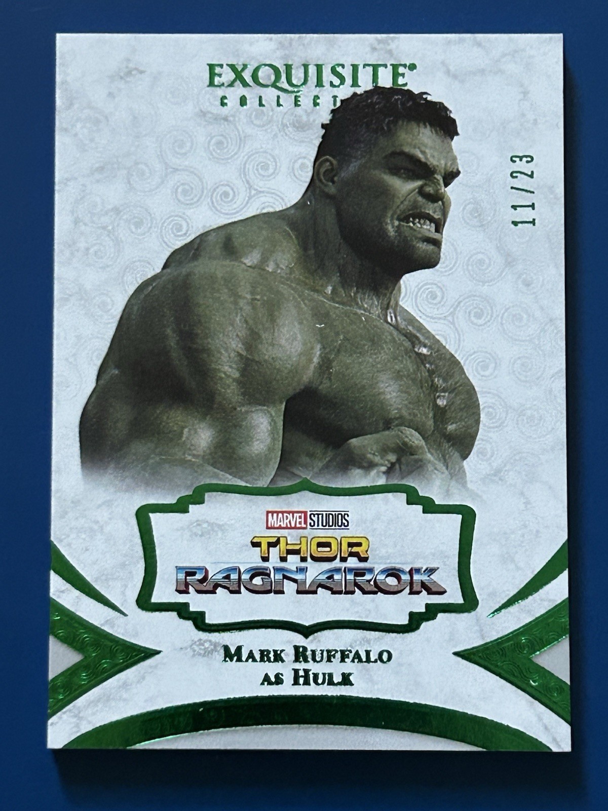 2021 Marvel Black Diamond EXQUISITE EMERALD Mark Ruffalo HULK Avengers #34 11/23 2021 Marvel Black Diamond EXQUISITE EMERALD Mark Ruffalo HULK Avengers #34 11/23