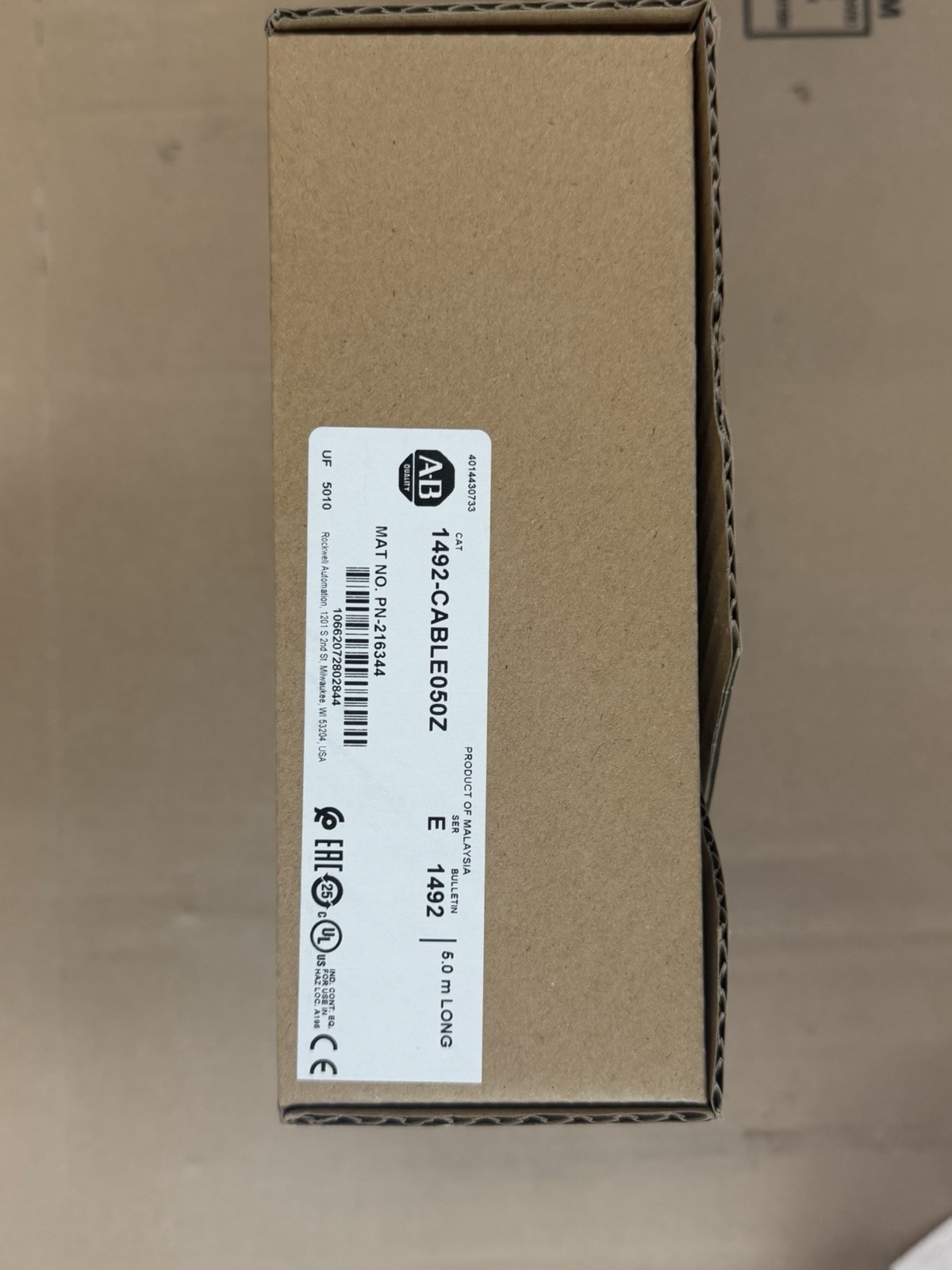 New ALLEN BRADLEY 1492-CABLE050Z SER E - 