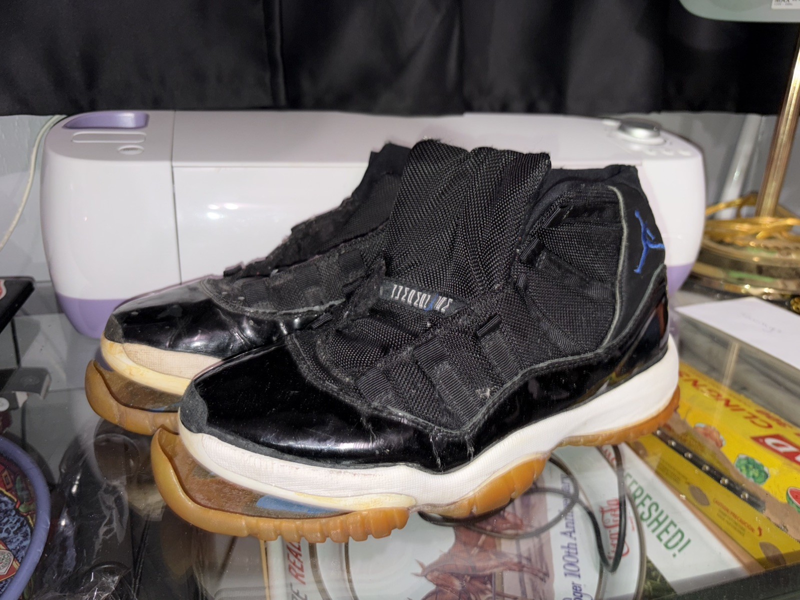 Nike Air Jordan Retro 11 XI Space Jam 2000 2001 Size 9 136046-041 Restoration Nike Air Jordan Retro 11 XI Space Jam 2000 2001 Size 9 136046-041 Restoration