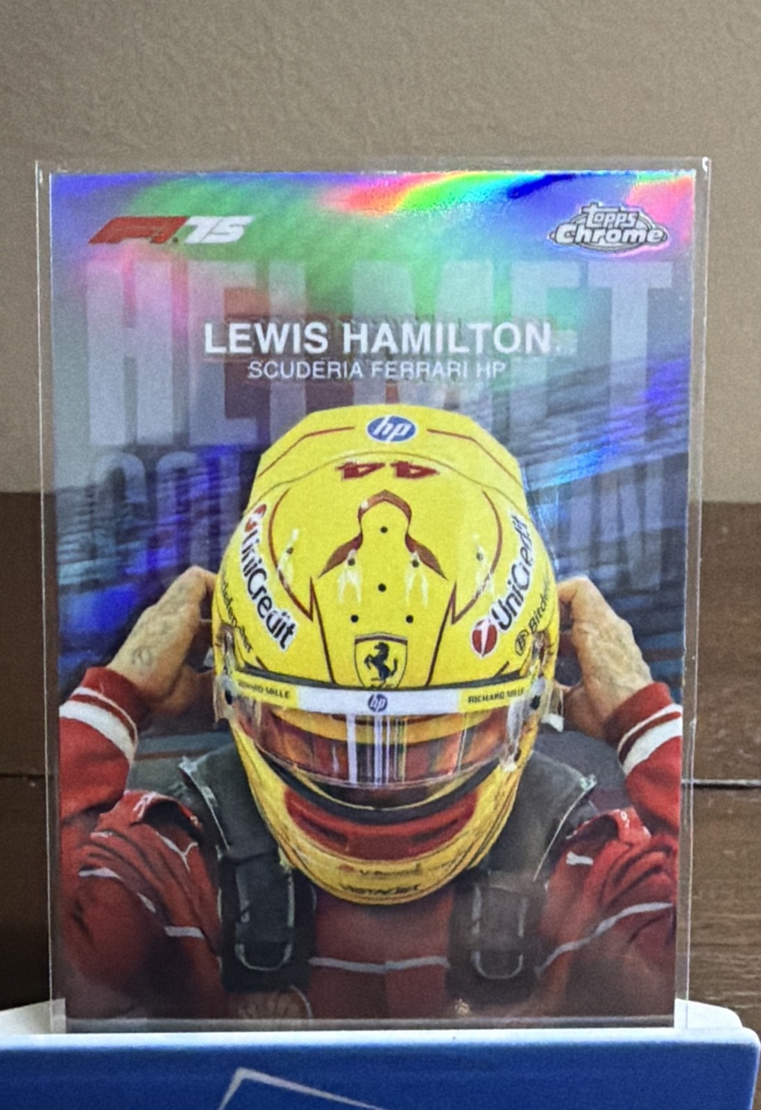 2025 Topps Chrome Formula 1 - Helmet Collection Lewis Hamilton #HC-2 2025 Topps Chrome Formula 1 - Helmet Collection Lewis Hamilton #HC-2