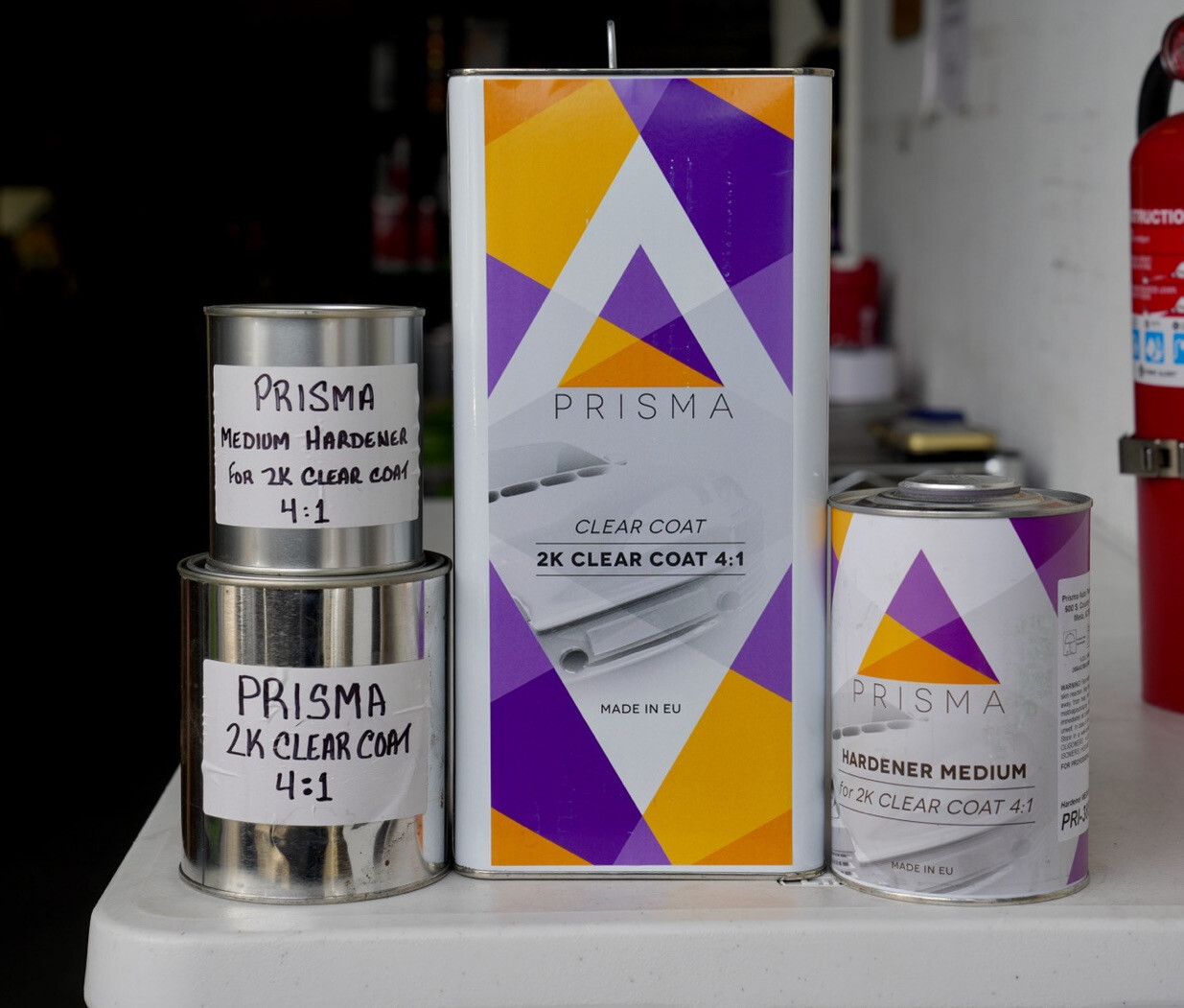 Prisma Automotive Euro High Gloss 2K 4:1 QUART Size Clearcoat Kit Prisma Automotive Euro High Gloss 2K 4:1 QUART Size Clearcoat Kit