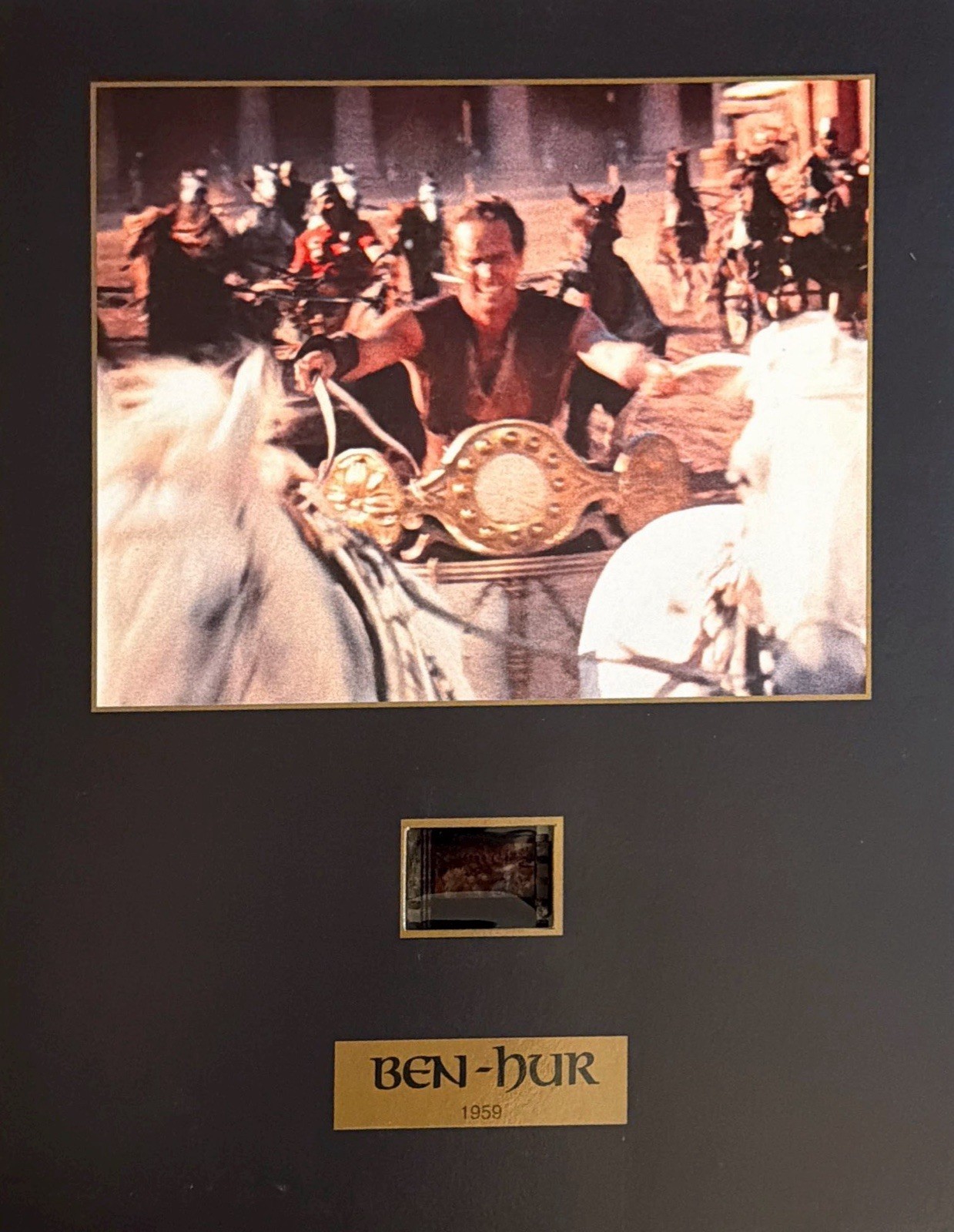 Ben-Hur 1959 Senitype 35mm Film Cell Deluxe Collector Set Charlton Heston #00058 Ben-Hur 1959 Senitype 35mm Film Cell Deluxe Collector Set Charlton Heston #00058