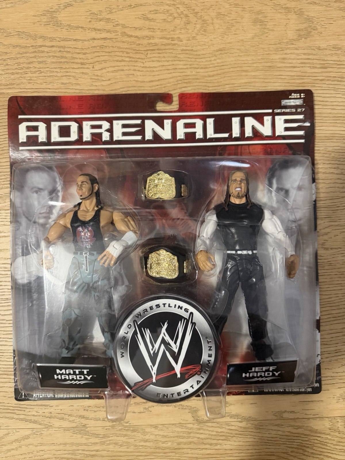 WWE Adrenaline Series 27 2 Pack 2007: Matt Hardy & Jeff Hardy - The Hardy Boyz WWE Adrenaline Series 27 2 Pack 2007: Matt Hardy & Jeff Hardy - The Hardy Boyz