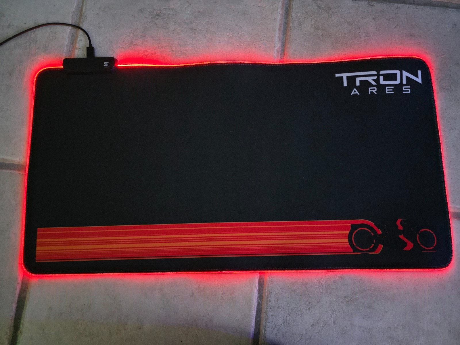 Tron: Ares Glowing Gaming Promo Mousepad - Never Sold in Public, NEW VERY RARE Tron: Ares Glowing Gaming Promo Mousepad - Never Sold in Public, NEW VERY RARE