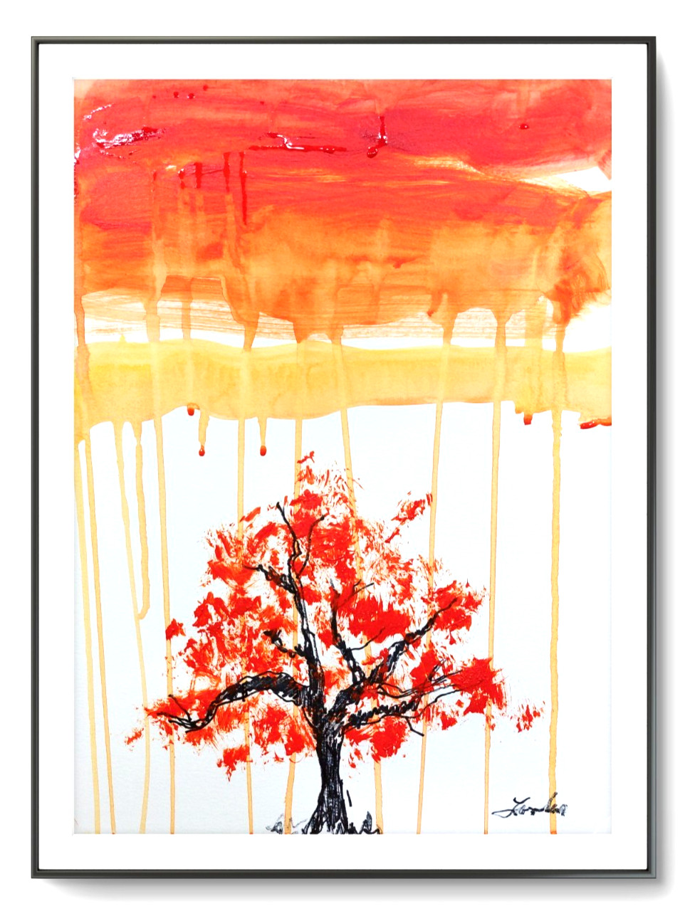 LOVELESS - EXPRESSIONISM 11 X 15 Handmade Signed Abstract